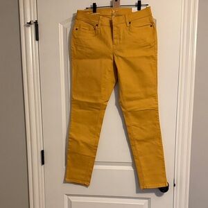 LOFT Mustard Skinny Pants